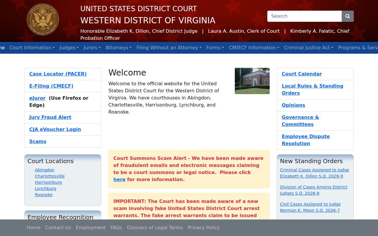 Norton criminal records Western District court information