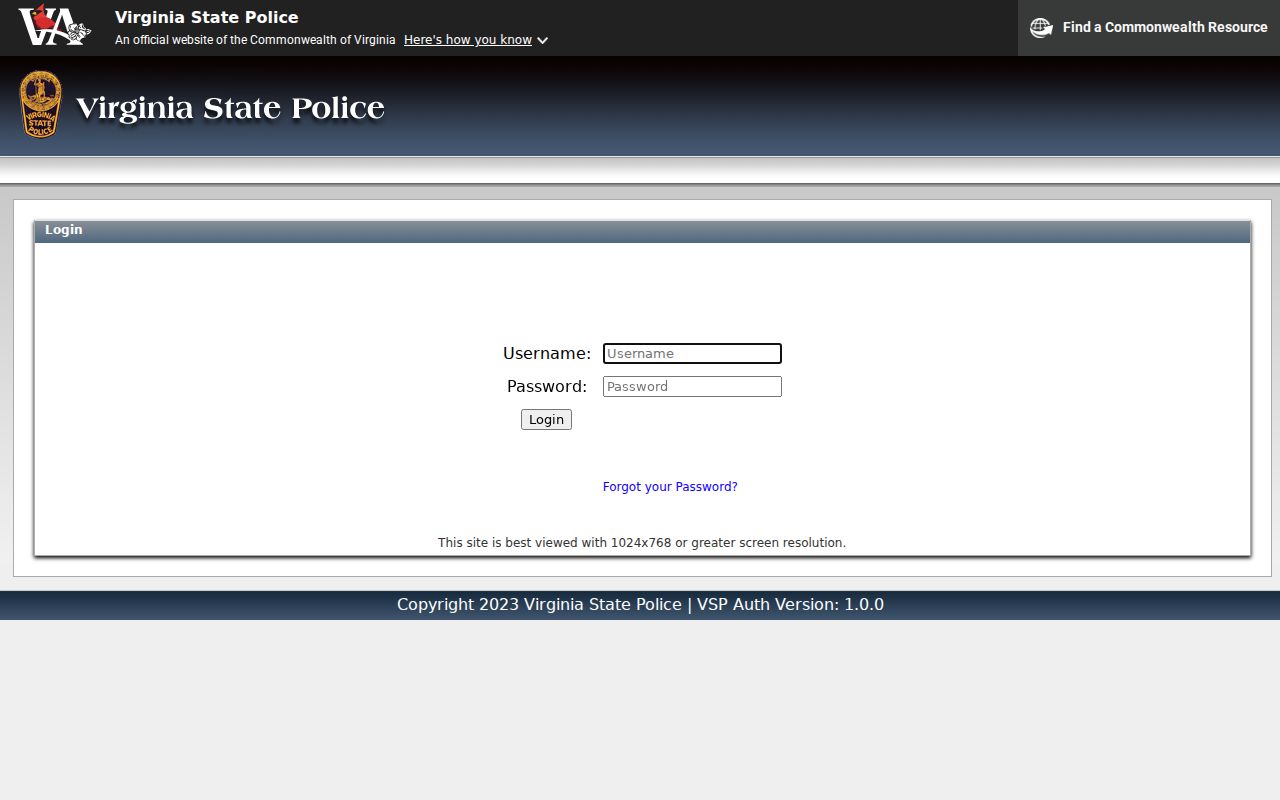 Virginia SP-167 request form generator