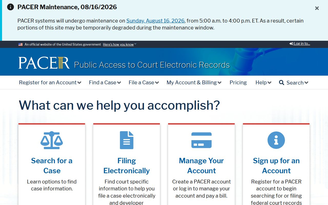 Federal criminal court case search for Wise County readers